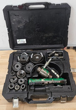 Greenlee 767 Hydraulic Hand Pump Knockout Punch Set USED