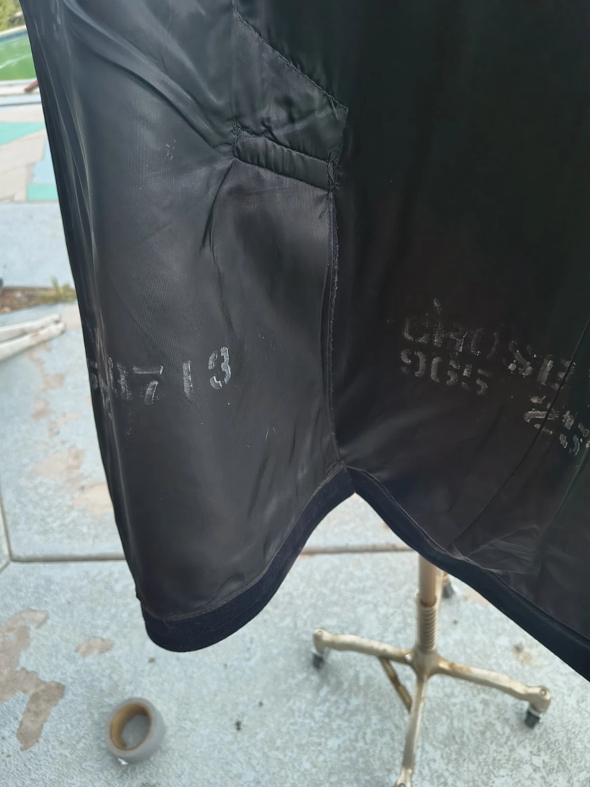Peacoat Naval Clothing Depot Black Wool 42R, Superb Condition - product detail image 12