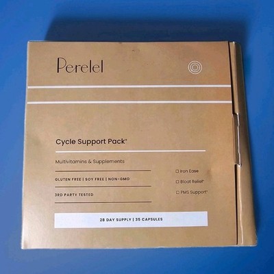 PERELEL Cycle Support Pack 28 day supply Supplement 35 Capsules Exp 09/26 