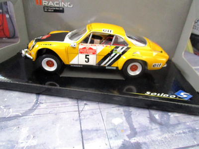 RENAULT A110 Alpine 1600S Rallye Sanremo WM 1975 #5 Therier elf Solido RAR 1:18