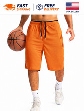 Men's Sport Shorts Sportswear Summer Running Basketball Shorts Beach Bottoms Gym
