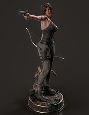 Lara Croft Fan Art  Resin Statue Pro Painted ...