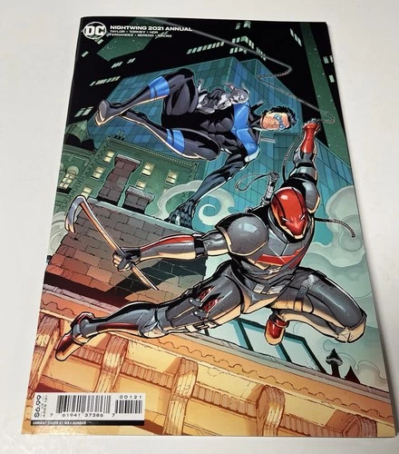 Nightwing 2021 Annual Cover B Dunbar Variant Red Hood NM Or Better DC Comics