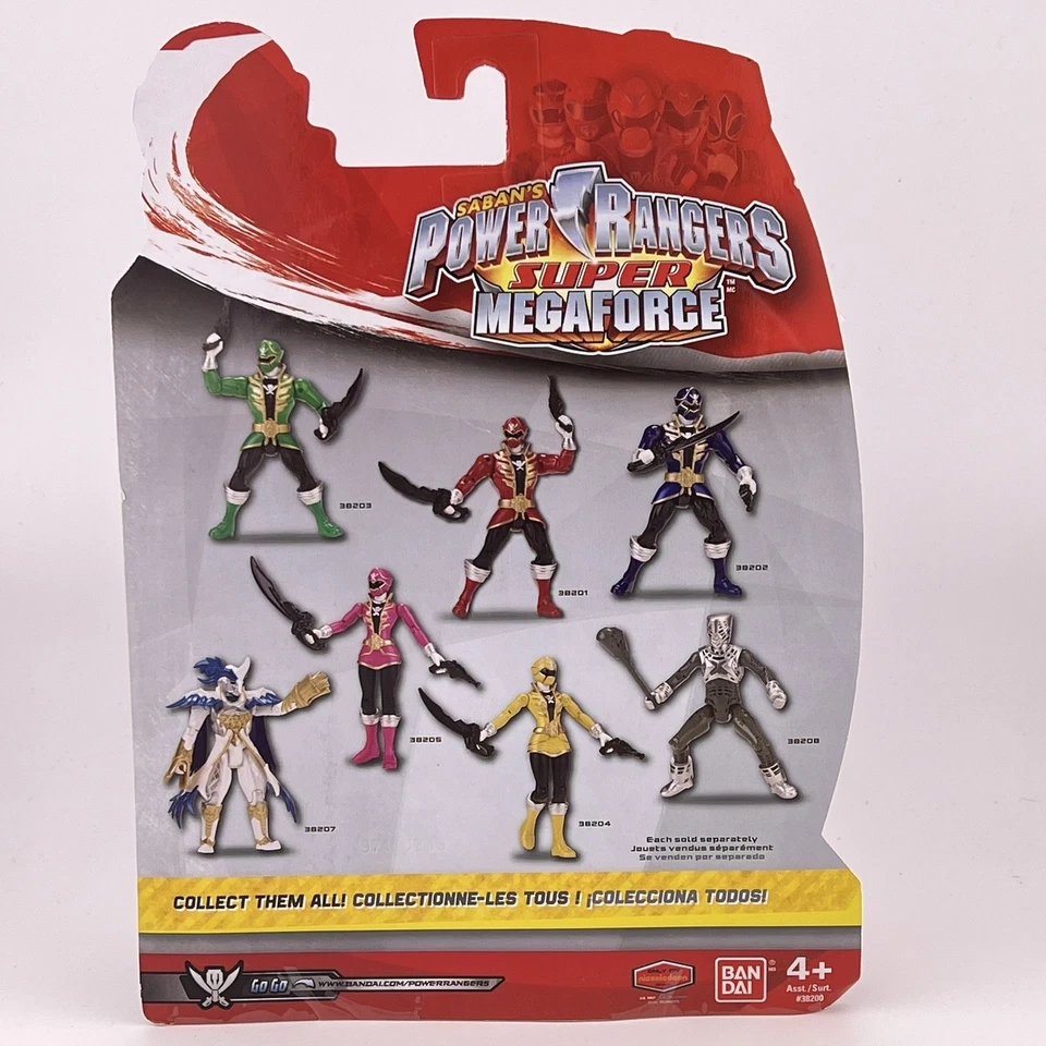 Figura de héroe de acción Power Rangers Super Megaforce Blue Ranger Bandai vendedor de EE. UU. Foto 3 de 4