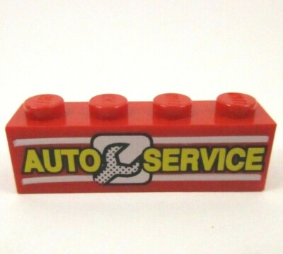 Lego roter Stein 1x4 Auto Service Ref. 3010px5 Set 1106 9287 4222 6670 9290