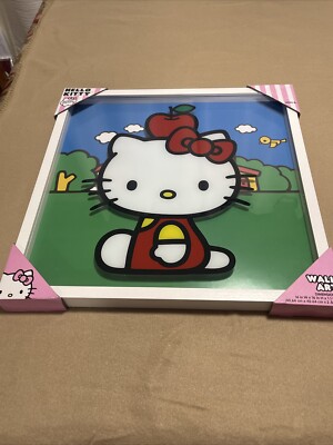 Hello Kitty Frame with glass 16” X 16” | eBay