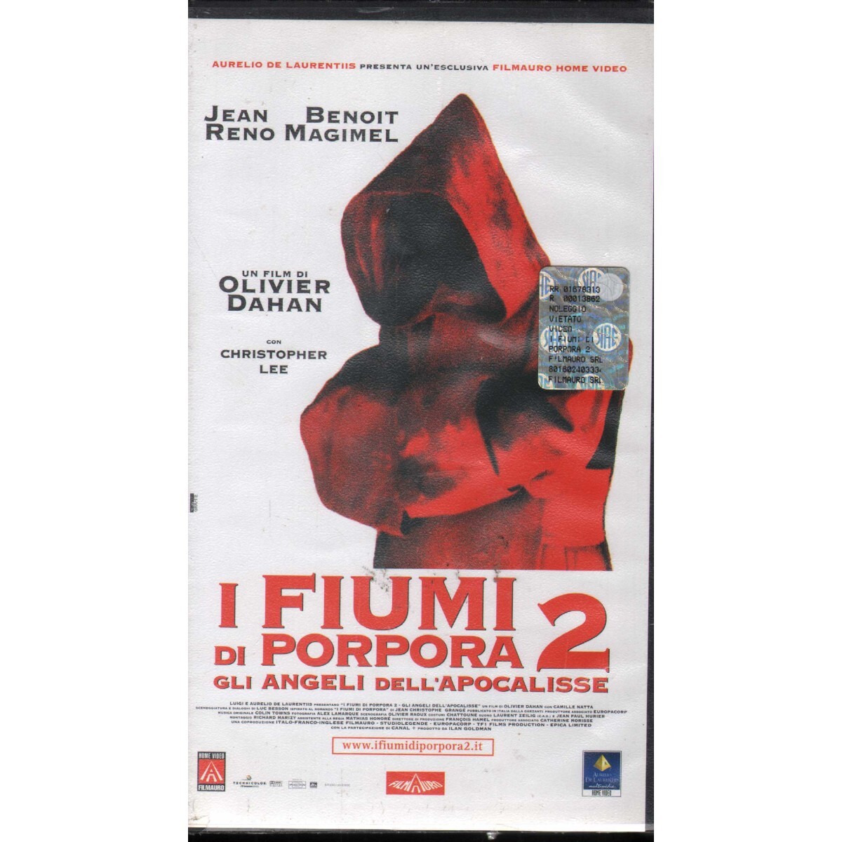 I Fiumi Di Porpora 2 VHS Olivier Dahan Univideo - 801602403334 Sealed