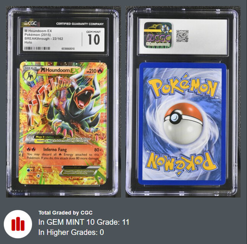 M Houndoom-EX graded CGC 10 for sale on eBay