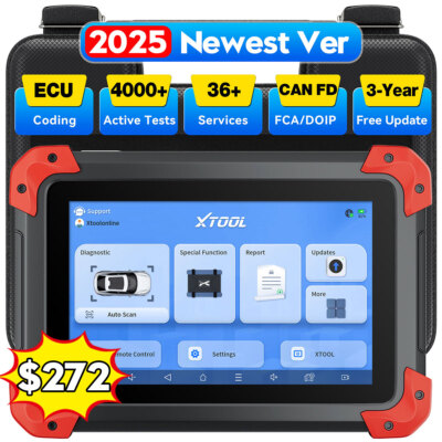 2025 XTOOL D7 V2.0 Car Bidirectional Scanner Full System Diagnostic Coding Tool