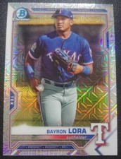 2021 Bowman Chrome Mega Box Prospects Mojo Refractors #BCP139 Bayron Lora