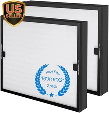 2 Pack F301H HEPA Filter Replacement Compatible with Bludri, Mounto Air Scrubber