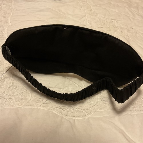 IVORY ELLA Eye Sleep Mask Black and White Checked NWT - Picture 6 of 8