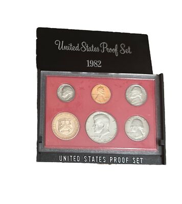 1982 S PROOF Set in Original Box US Mint (6 Coin Set) | eBay