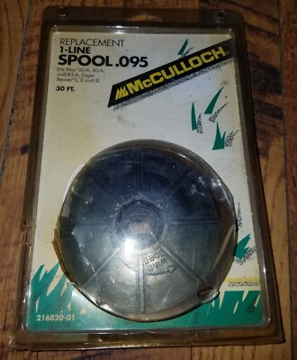 #ad #ad McCulloch Replacement Spool .095 30#x27; 216820 01 NEW $4.99
