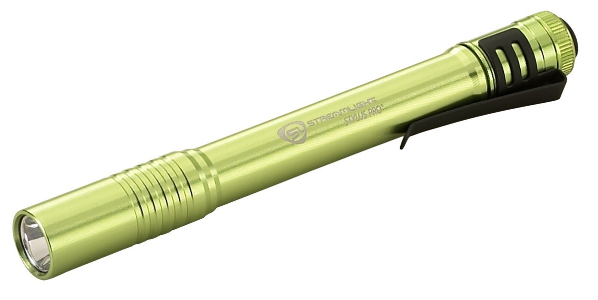 green streamlight flashlight Streamlight Stylus Pro® LED Penlight Flashlight Lime Green 66129