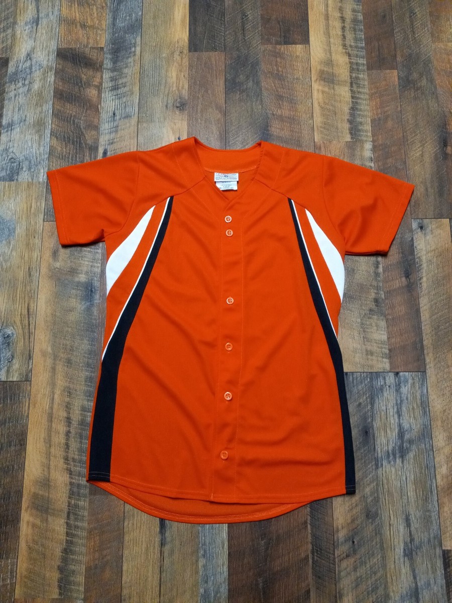 Teamwork Athletic Apparel Uniform Short Sleeve Jersey 34-36 Orange