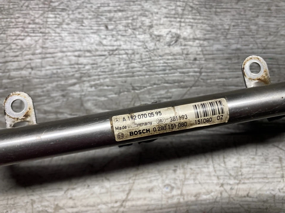 OEM MERCEDES BENZ E320 CLK320 2001-05 V6 MOTOR 3.2L COMBUSTIBLE GAS RIEL 6 INYECTORES Foto 4 de 4