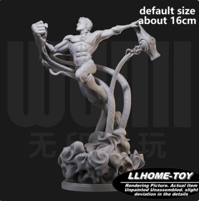 Anime Hero Green Lantern Hal Fight Resin 3D Print GK Figure DIY Model