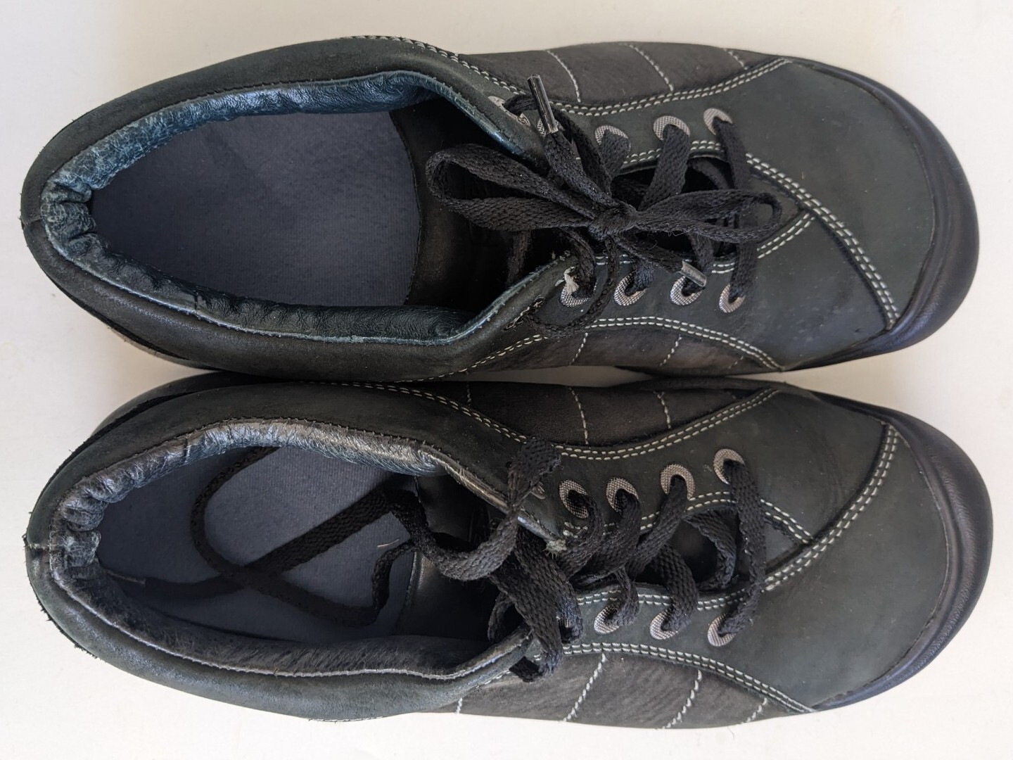 Keen Presidio Donna 8 Scarpe Escursionismo 38 5 Sneakers Oxford Nero Pelle Passeggio