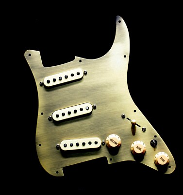 9-Way Stratocaster Wiring Mod Kit   Carparelli Loaded Pickguard, Vintage Pickups