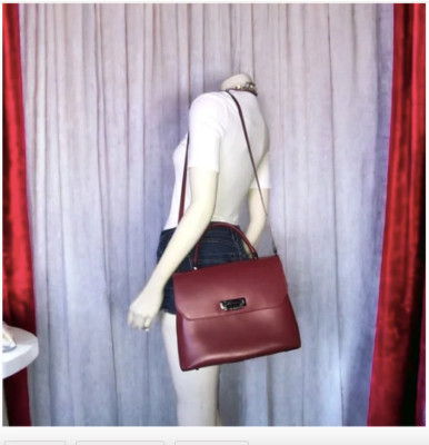 Vintage Burgundy Color Cielo Celeste Satchel Bag