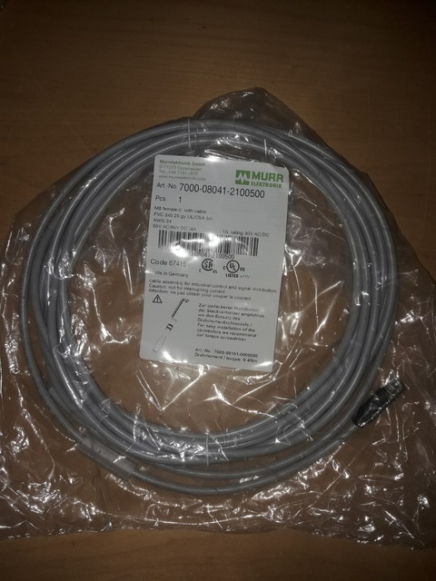 Murrelektronik M8 Buchse gerade 7000-08041-2100500 Sensor-Aktor-Kabel ...