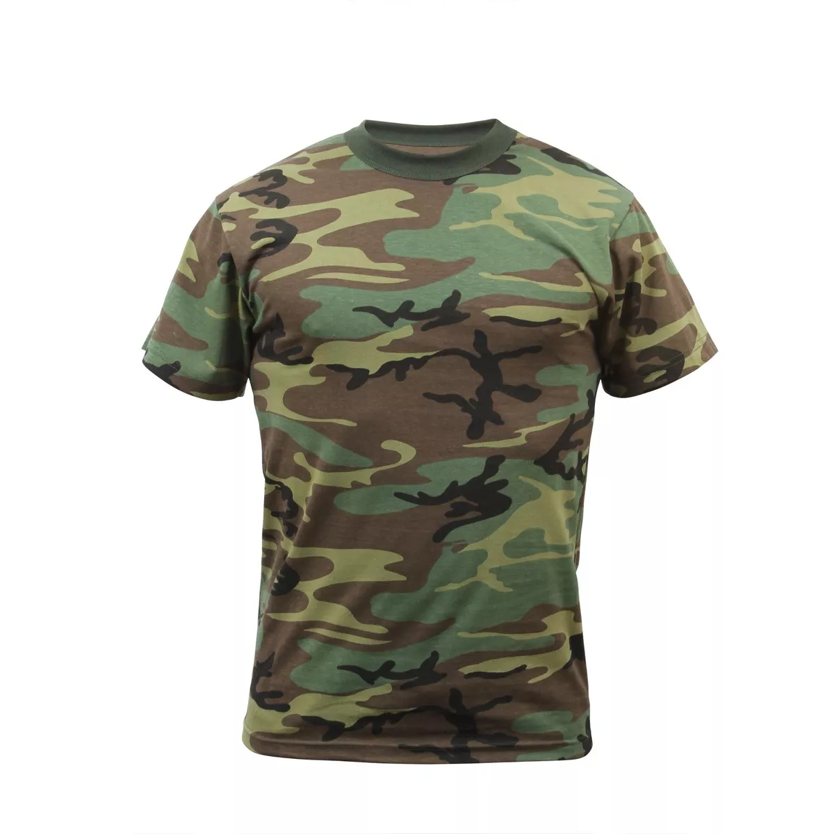 CAMOUFLAGE T-SHIRT POLY COTTON Camo SIZES S,M,L,XL,2X,3X.4X.5X.5X.6X.7X.