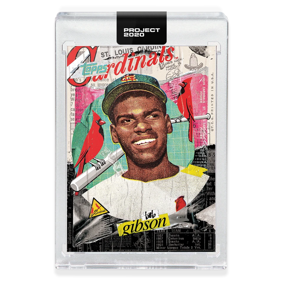 2-Card Bundle - Topps PROJECT 2020 Cards 69-70 Don Mattingly Bob Gibson YANKEES - Image 3 of 4