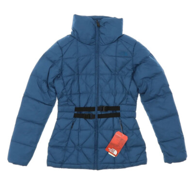 The North Face Women's Belted Mera Peak Jacket in Teal Size XS B1060