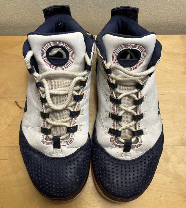 Nike Lebron Zoom Soldier 2 II White Blue Size 11 Sneakers