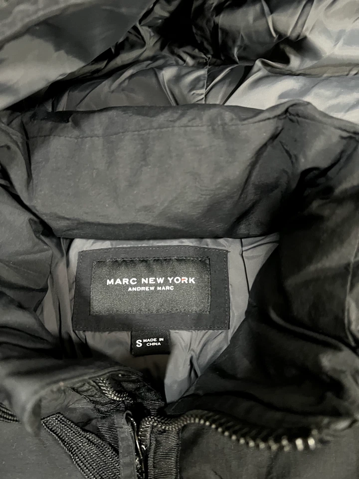 Marc New York Men's Black Down Puffer Winter Jacket Small NorthFace alternative - Image 3 of 4