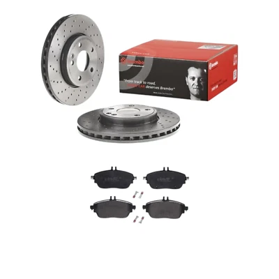 BREMBO Kit Freins Avant Mercedes Classe A-B Coupé Disques + Plaquettes - Photo 1/4