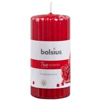 Bolsius True Scents Duft-Stumpenkerze Geriffelt 120X58 Mm Granatapfel (6 StüCk)