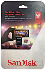 Sandisk Ultra 128G Micro SDXC UHS-I Card with Adapter U1 A1  NEW  