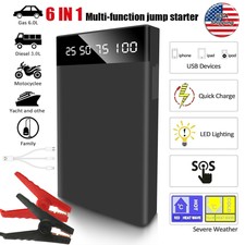 10000mAh Car-Jump-Starter Booster Jumper Box Power Bank Battery Charger Portable