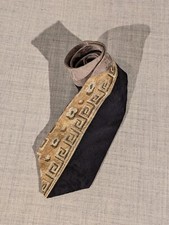 ENRO - Geometric Patterned - Made in USA - Vintage - 100 SILK NECK TIE 