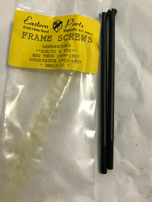 generator frame screws 32e/52 & 52k big twin 30/52 sportster 52/57