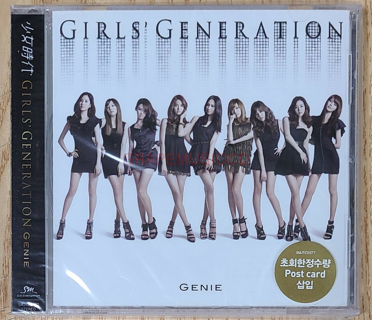GIRLS' GENERATION GENIE JAPAN SINGLE ALBUM KOREA VERSION CD SEALED