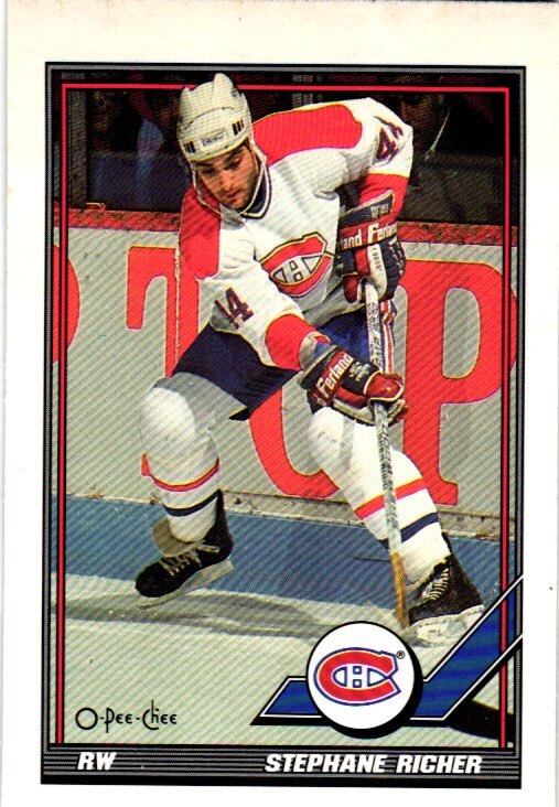 1991-92 O-Pee-Chee #369 Stephane Richer