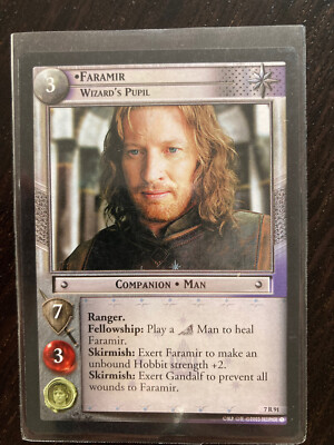 7 R 91 Faramir Wizard's Pupil - LotR TCG Decipher