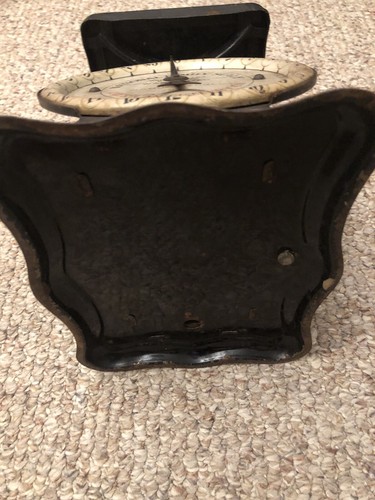 Antique 1913 National Family Scale 24 Pound Black Some Rust Collectable Rare - Picture 2 of 5