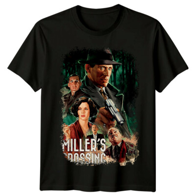 Miller's Crossing (1990) Movie Poster Inspired T-Shirt Retro 90s Tee Unisex