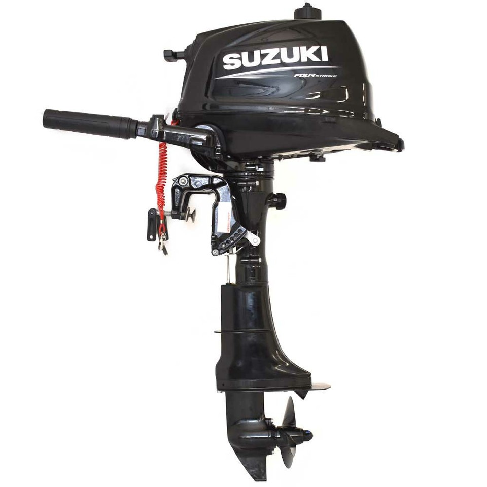 Suzuki Boat Outboard Motor DF4AS4 4 HP 15 Inch Marine Engine eBay