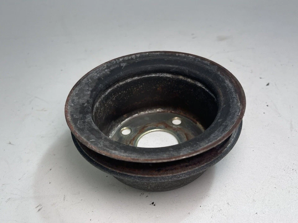 1982-1983 DATSUN 280ZX Fairlady 2,8 L bomba de agua polea OEM Foto 3 de 4