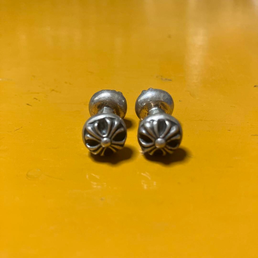 Chrome Hearts Cufflinks Sterling Silver Cross Ball 9x9mm Pre Chrome Hearts Cufflinks Sterling Silver Cross Ball 9x9mm Pre