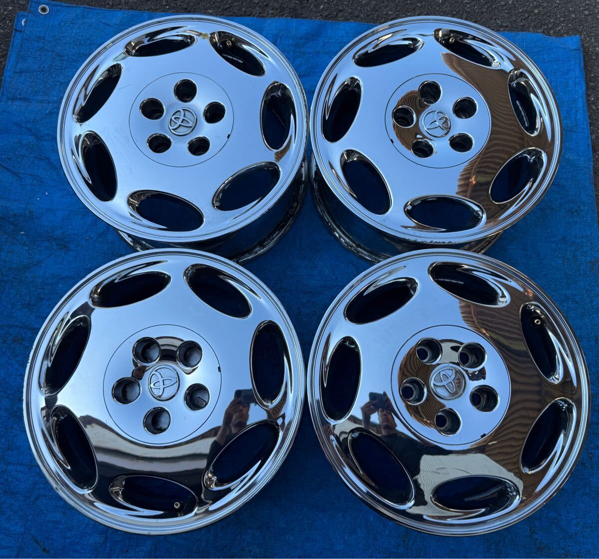 Toyota Celsior Genuine Option Wheels Rims 16in 7J+45 UCF20 UCF21