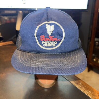 Vintage 1970s York Pa Trucker Style Hat Bon Ton Potato Chips