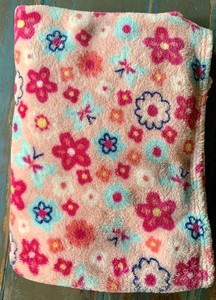 pink flower blanket