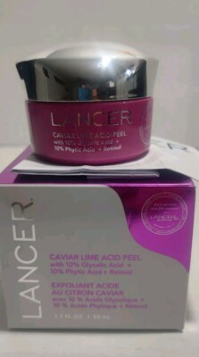 LANCER Caviar Acid Lime Peel with 10% Glycolic Acid + 10% Phytic Acid + Retinol.