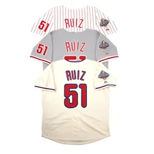 Carlos Ruiz 2008 Philadelphia Phillies World Series Home/Road/Alt Men's Jersey